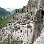 Caves Town Vardzia.In georgian, ac vardia means  "I am here, uncle" (აქ ვარ ძია) .