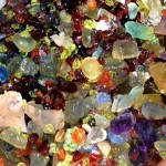 Semi-precious stones.